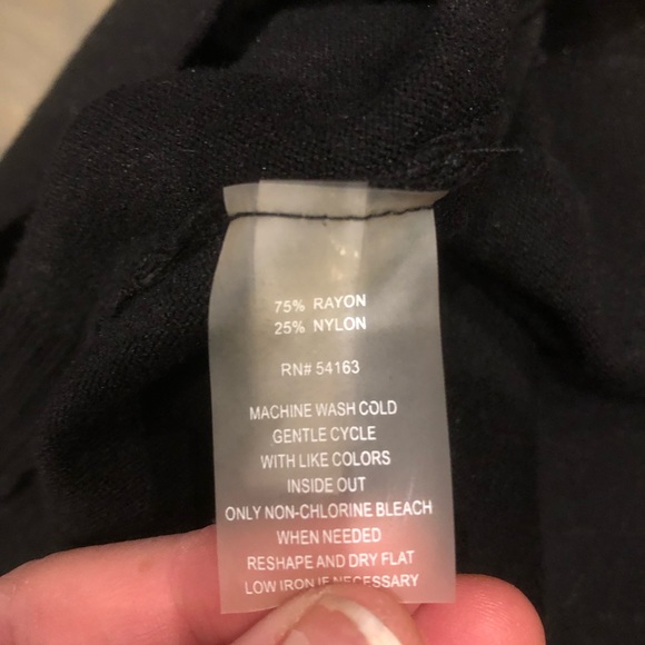 Calvin Klein longsleeved black shrug, small - Picture 7 of 7